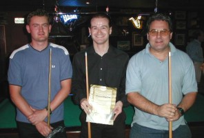 2001 Winners 1st Jamie Woodbridge (centre) 2nd Ed Eyrne (left) 3rd Dave Filer (right)